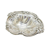 Victorian Sterling Silver Shell & Flower Pattern Soap Dish Antique Sheffield