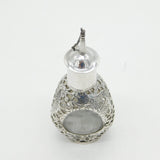 Chinese Sterling Silver Mounted Glass Spirit or Bitters Dispenser Vintage c1960