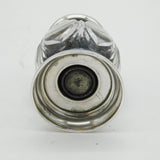 Edwardian Sterling Silver & Moulded Glass Pepper Grinder Antique 1906 Birmingham