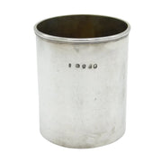 George III Sterling Silver Beaker Cup Antique 1817 London, John Death