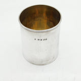 George III Sterling Silver Beaker Cup Antique 1817 London, John Death