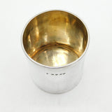 George III Sterling Silver Beaker Cup Antique 1817 London, John Death