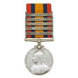 Boer War Queen's South Africa Medal Five Clasp 'Pte. D Story' Black Watch Interest
