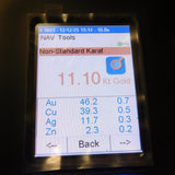 Victorian Boxed 10ct Gold, Blue Enamel, Pearl Tassel Brooch Antique c1840