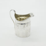 Georgian Sterling Silver Floral Pattern Cream Jug 1796 London Antique