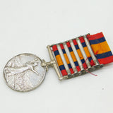 Boer War Queen's South Africa Medal Five Clasp 'Pte. D Story' Black Watch Interest