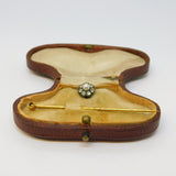 Edwardian Boxed 9ct Gold Adjustable Stick Pin & Stud Set Antique c1910