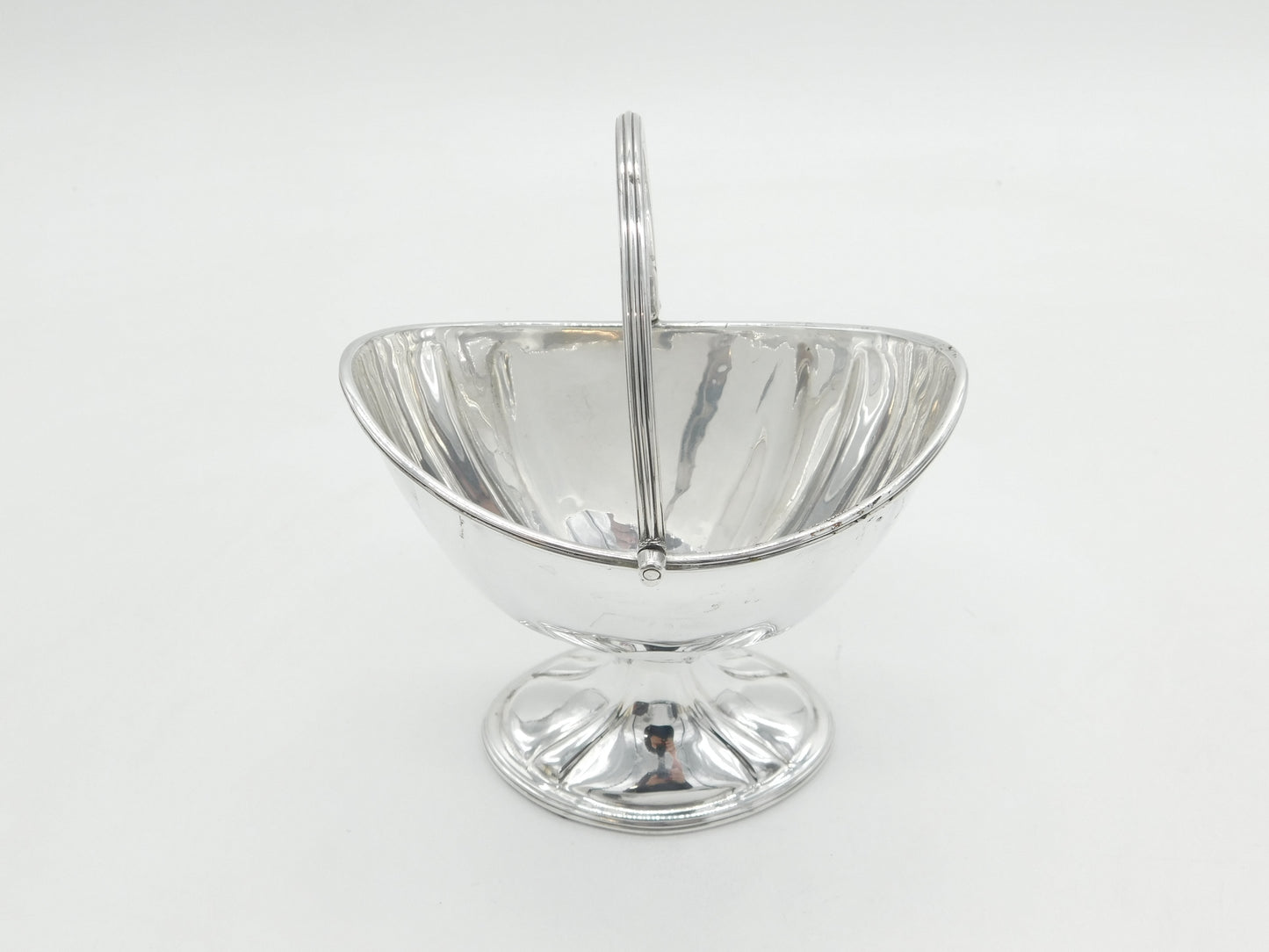 George III Sterling Silver Minimal Pedestal Sugar Bowl Antique 1796 London