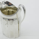 Georgian Sterling Silver Floral Pattern Cream Jug 1796 London Antique