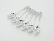 Georgian Scottish Sterling Silver Queens Pattern Serving Spoon Set 1819 Edinburgh