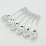 Georgian Scottish Sterling Silver Queens Pattern Serving Spoon Set 1819 Edinburgh