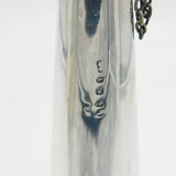 Victorian Sterling Silver Novelty Wine Bottle Flask & Stirrup Cup Antique 1870 Birmingham