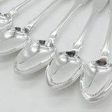 Georgian Scottish Sterling Silver Queens Pattern Serving Spoon Set 1819 Edinburgh
