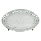 George III Sterling Silver Dog Crest Teapot Stand Antique 1788 London