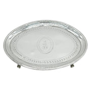 George III Sterling Silver Dog Crest Teapot Stand Antique 1788 London