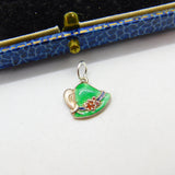 Austro-Hungarian Victorian .835 Silver & Enamel Robin Hood Style Hat Charm c1900