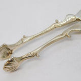 George III Sterling Silver Shell Bowl Sugar Nips Antique c1760 London