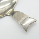 George III Sterling Silver Fin Pattern Tea Caddy Spoon Antique 1805 London