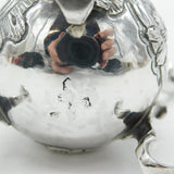 George II Sterling Silver Floral Pattern Paw Foot Cream Jug Antique 1749 London