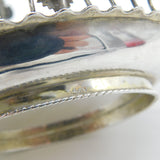 George II Sterling Silver Ornate Sweetmeat Basket Dragon Crest Antique c1755