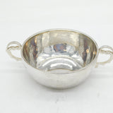 Arts & Crafts Planished Sterling Silver Quaich Cup Antique 1938 Birmingham
