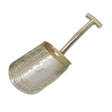 George III Sterling Silver Novelty Shovel Form Tea Caddy Spoon Antique 1810 Birmingham