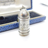 WW1 Sterling Silver 42cm Gamma Howitzer Imperial German Pendant c1915 Antique