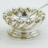 George IV Pair of Sterling Silver Order of Bath Salt Cellars Antique 1828 London