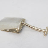 George III Sterling Silver Novelty Shovel Form Tea Caddy Spoon Antique 1810 Birmingham