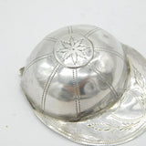 George III Sterling Silver Jockey Cap Tea Caddy Spoon Antique 1799 Birmingham