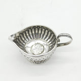 George II Sterling Silver Shilling Coin Set Cream Jug Antique c1750 London