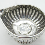 George II Sterling Silver Shilling Coin Set Cream Jug Antique c1750 London