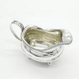 George III Sterling Silver Floral Cream Jug Antique 1798 London