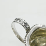 George III Sterling Silver Floral Cream Jug Antique 1798 London