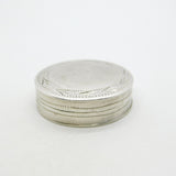 George III Sterling Silver Circular Patch Box Antique 1800 Birmingham