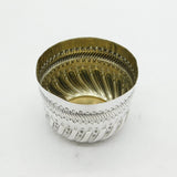Victorian Sterling Silver Swirl Pattern Sugar Bowl Antique 1885 London