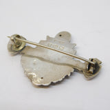 Victorian Sterling Silver Golden Jubilee Celebration Brooch Antique 1886 Bham