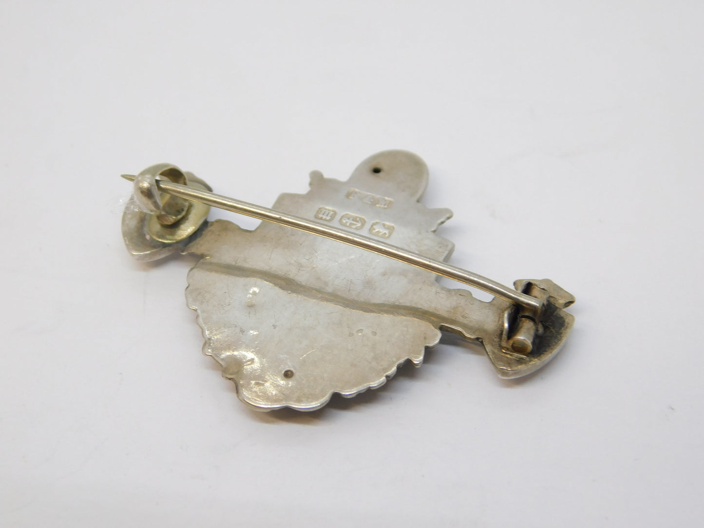 Victorian Sterling Silver Golden Jubilee Celebration Brooch Antique 1886 Bham