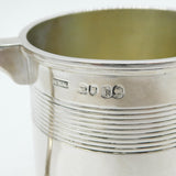 Victorian Sterling Silver Half Pint Lined Tankard Mug Antique 1865 London