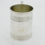Victorian Sterling Silver Half Pint Lined Tankard Mug Antique 1865 London