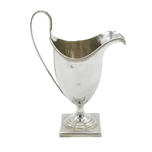 George III Sterling Silver Helmet Cream Jug Antique 1793 London Bateman