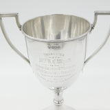 Edwardian Sterling Silver Middlesex Regiment Shooting Trophy Cup 1904 Sheffield