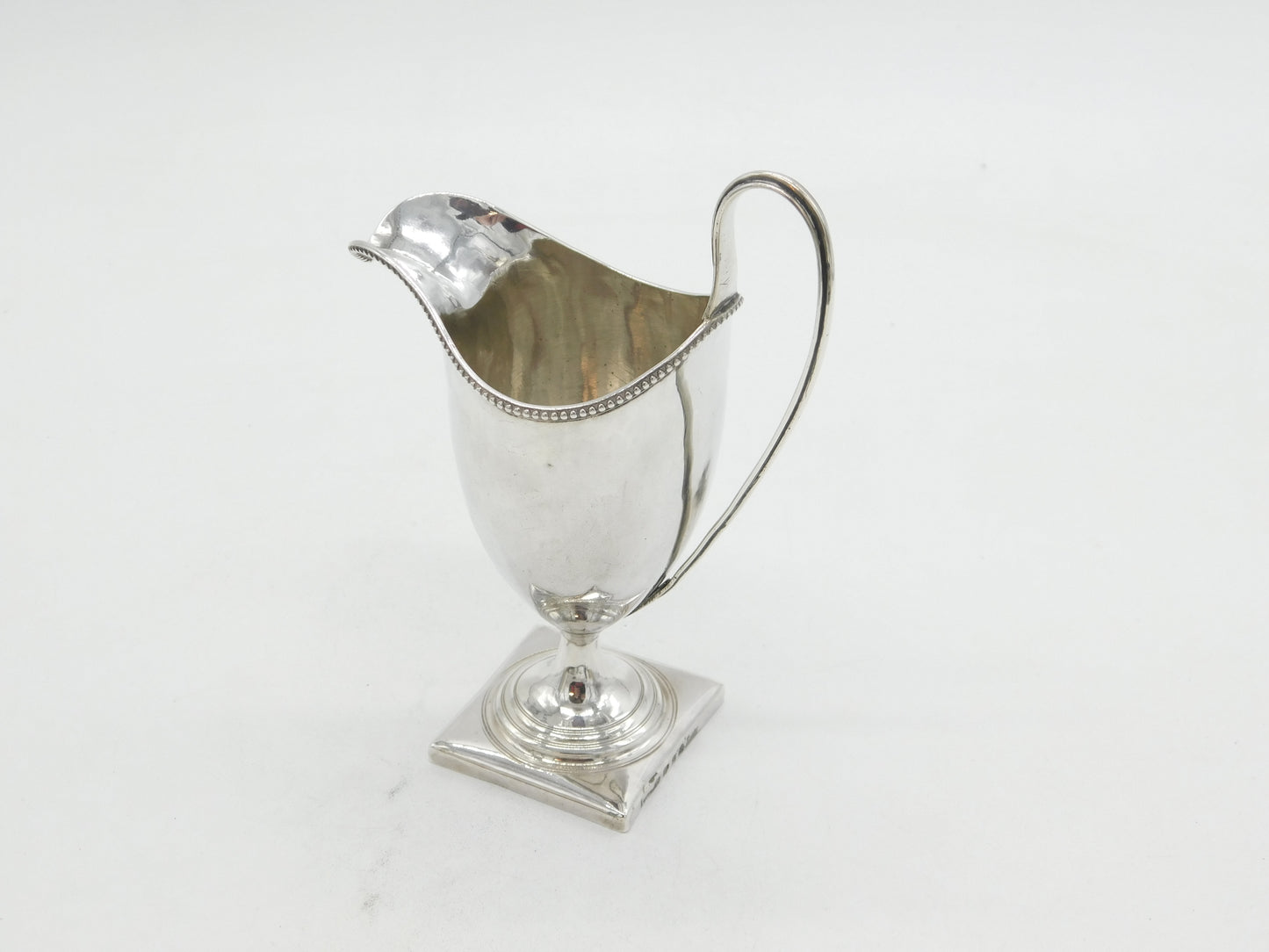 George III Sterling Silver Helmet Cream Jug Antique 1793 London Bateman