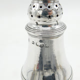 George III Sterling Silver Pedestal Sugar Caster Muffineer Antique 1803 London