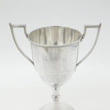 Edwardian Sterling Silver Middlesex Regiment Shooting Trophy Cup 1904 Sheffield