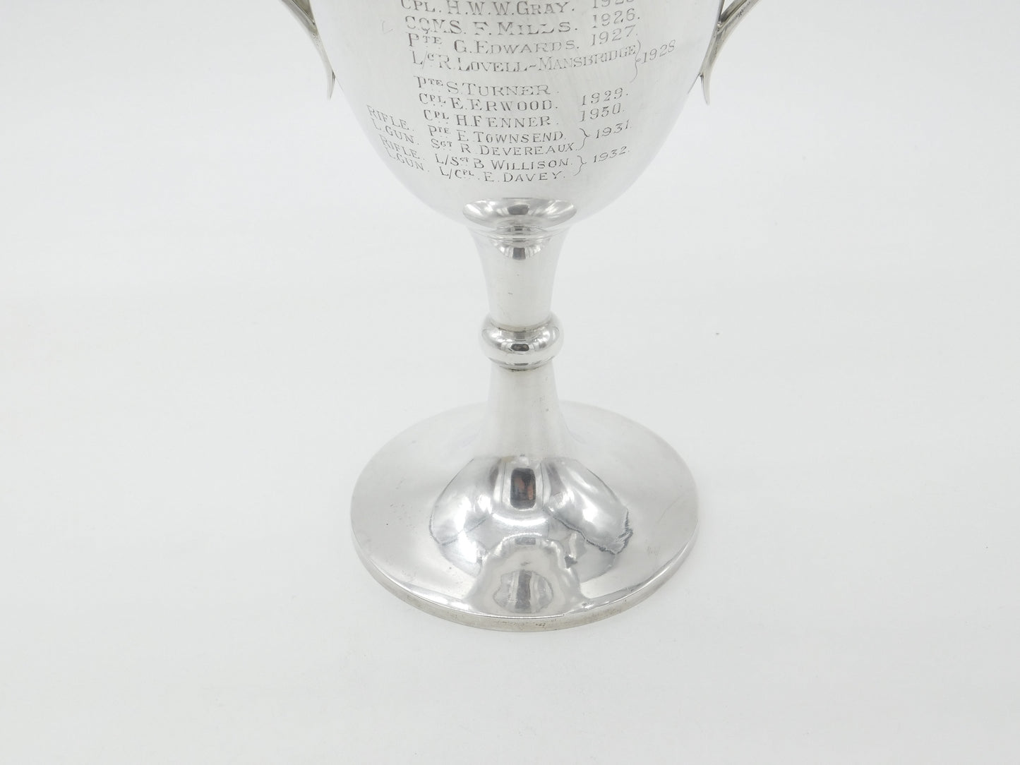 Edwardian Sterling Silver Middlesex Regiment Shooting Trophy Cup 1904 Sheffield