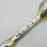 George III Sterling Silver Gilt Bone Marrow Scoop Antique 1766 London