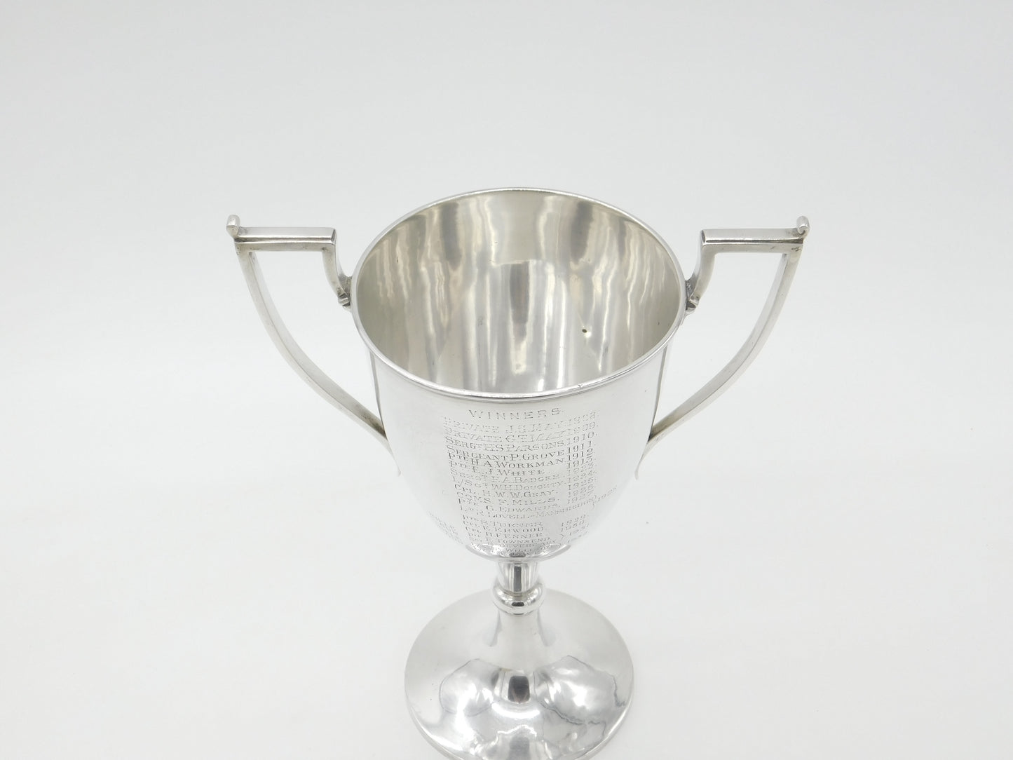 Edwardian Sterling Silver Middlesex Regiment Shooting Trophy Cup 1904 Sheffield