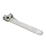 20th Century .835 Silver Engine Turned Cigar Cutter Tool Antique c1920 Art Deco