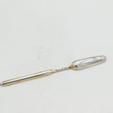 George III Sterling Silver Gilt Bone Marrow Scoop Antique 1766 London